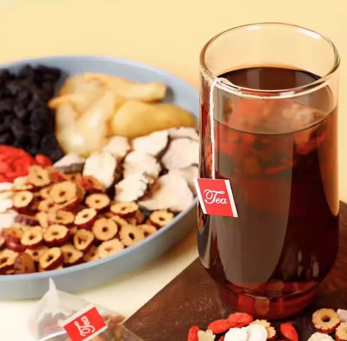 Ginseng Nine Treasures Goji Berry Tea Male Kidney Enhancement and Enhancement Winter Tea Bag Men's Health and Longevity Eight Treasures Five Treasures Tea