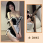 Golden Hours Sex Underwear Passionate Handmaid Role Playing Lace Uniforms Sensation Lines Tied Maid Sleeping Skirt Suit